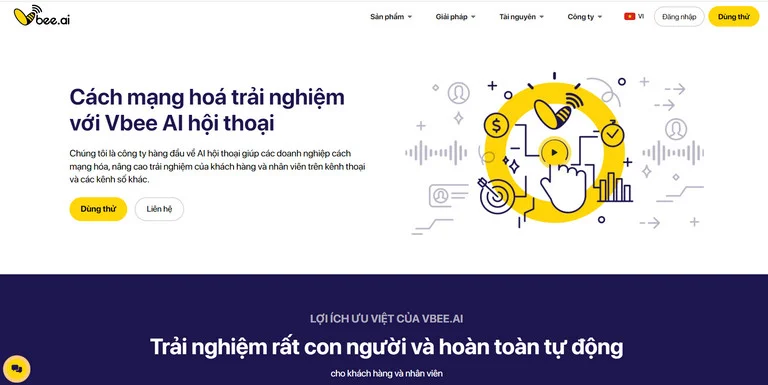 Các giải pháp AI trong chăm sóc khách hàng trong hệ sinh thái của Vbee