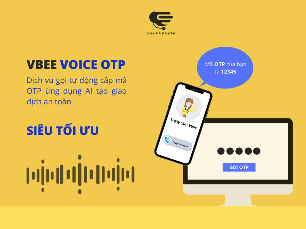 Vbee Voice OTP - giải pháp thay thế công nghệ xác thực SMS OTP an toàn (Nguồn: Freepik)