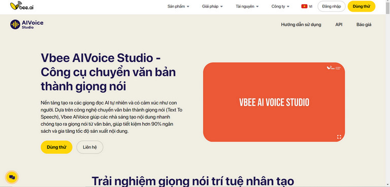 Vbee AIVoice Studio - Nền tảng chuyển văn bản thành giọng nói đa ngôn ngữ đầu tiên tại Việt Nam
