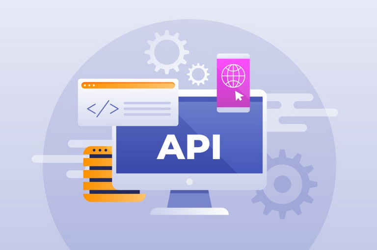 API hoạt động như một phương tiện liên lạc giữa hai chương trình hoặc hệ thống để hoạt động (Nguồn: Freepik)