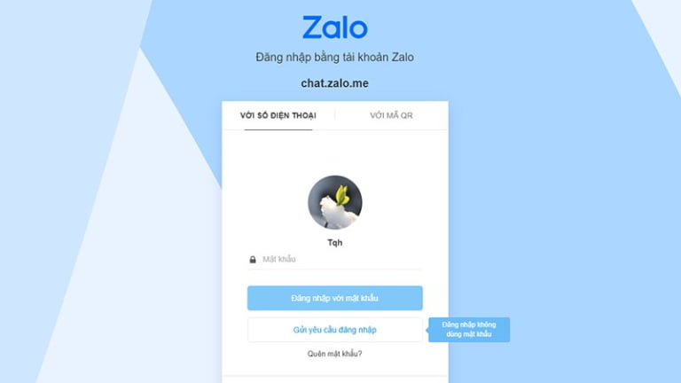 cách đăng nhập Zalo Web