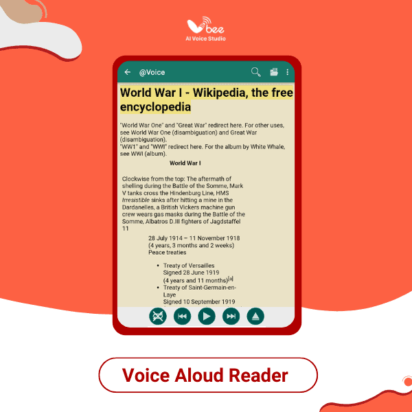 Phần mềm chuyển văn bản thành tiếng Việt Voice Aloud Reader