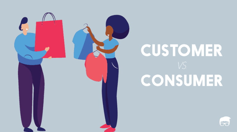 Customer là thuật ngữ chỉ người mua hàng trong khi Consumer chỉ người sử dụng trực tiếp sản phẩm.