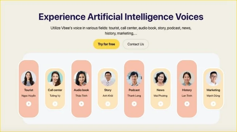 Creating a girl voice text to speech from Vbee AIVoice is not complicated