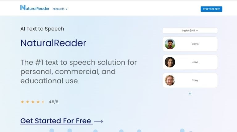 Natural Reader là công cụ tạo Voice Maker cho thiết bị di động