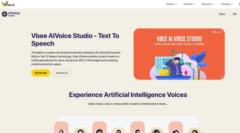 Vbee AI Voice Generator - Transform Text into 200+ Realistic Voice