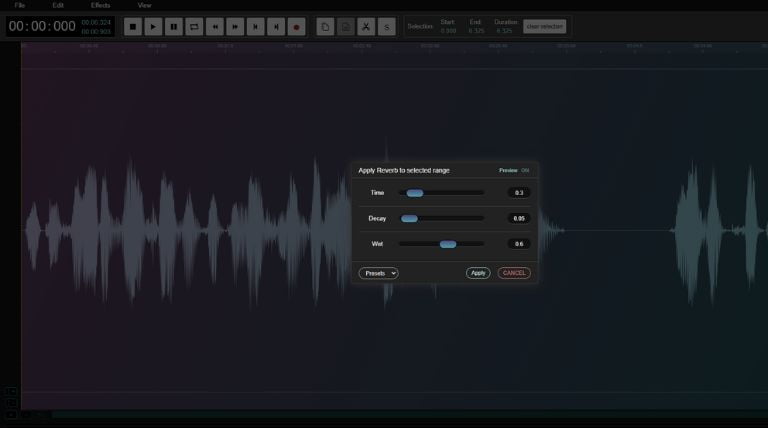 Using the professional audio calibration tool right on Vbee AIVoice's platform
