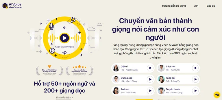 Vbee AIVoice hỗ trợ học tập đa phương thức, giúp người học tiếp thu thông tin nhanh chóng