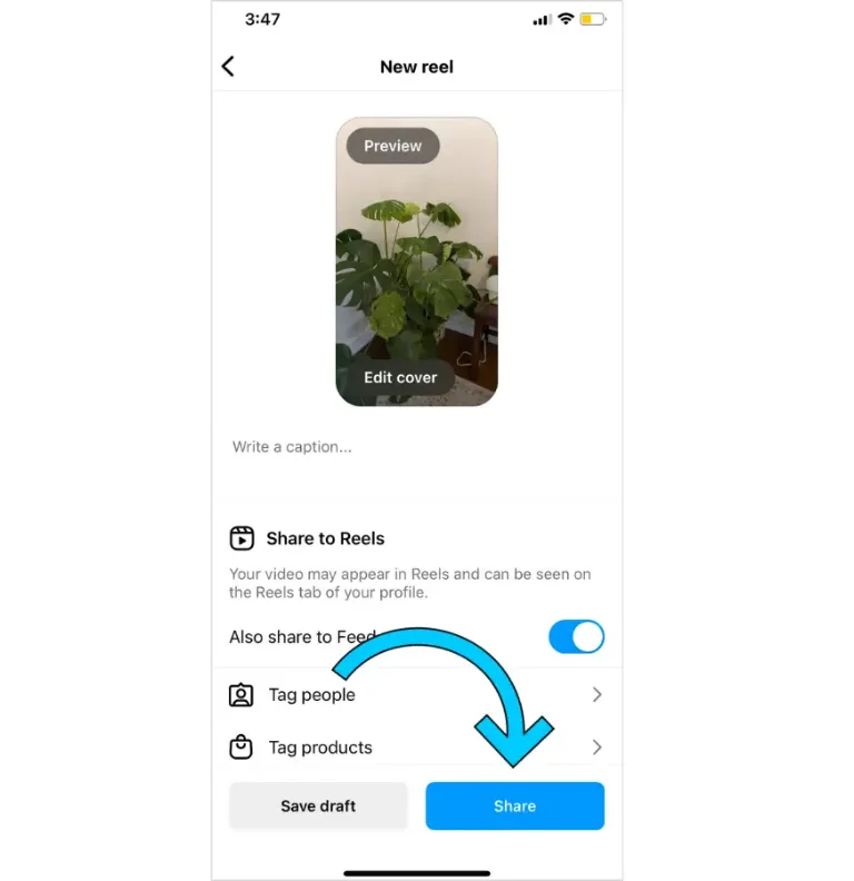 tạo reel trên Instagram