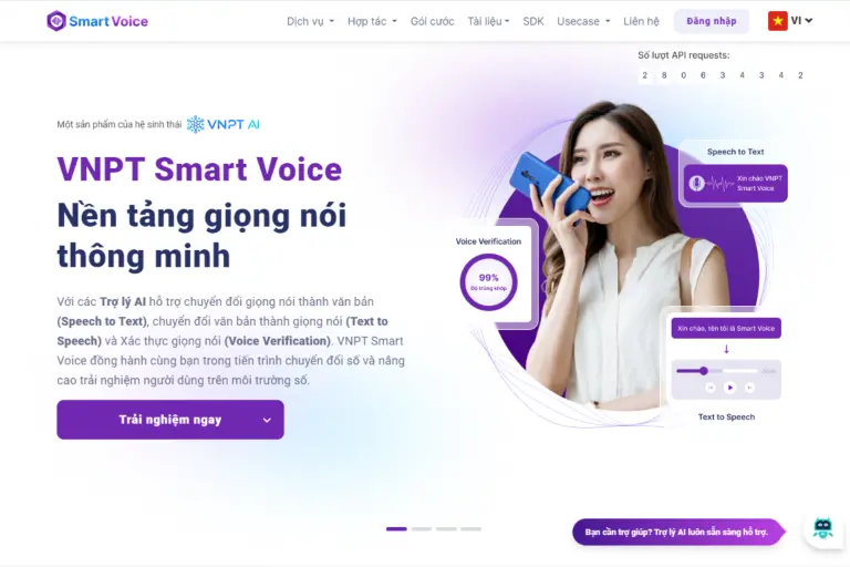 VNPT Smart Voice là nền tảng giọng nói thông minh do Tập đoàn Viễn thông VNPT cung cấp.