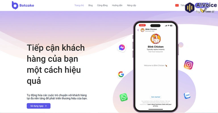 BotCake hỗ trợ doanh nghiệp quản lý quá trình bán hàng online hiệu quả (Nguồn: BotCake)