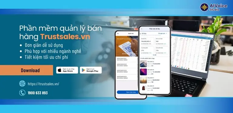 TrustSales cung cấp tính năng quản lý đa dạng phù hợp với quy mô kinh doanh vừa và nhỏ.