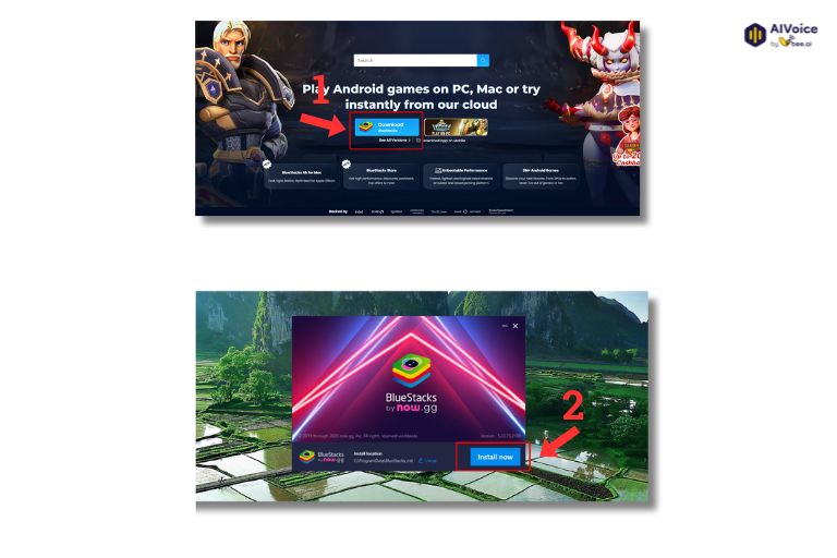 Install Bluestack trên máy tính hoặc laptop