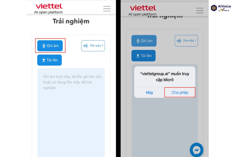 Chuyển giọng nói thành văn bản qua Viettel AI