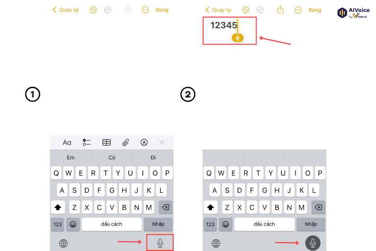 Sử dụng tính năng nhập văn bản bằng giọng nói ngay trên Iphone