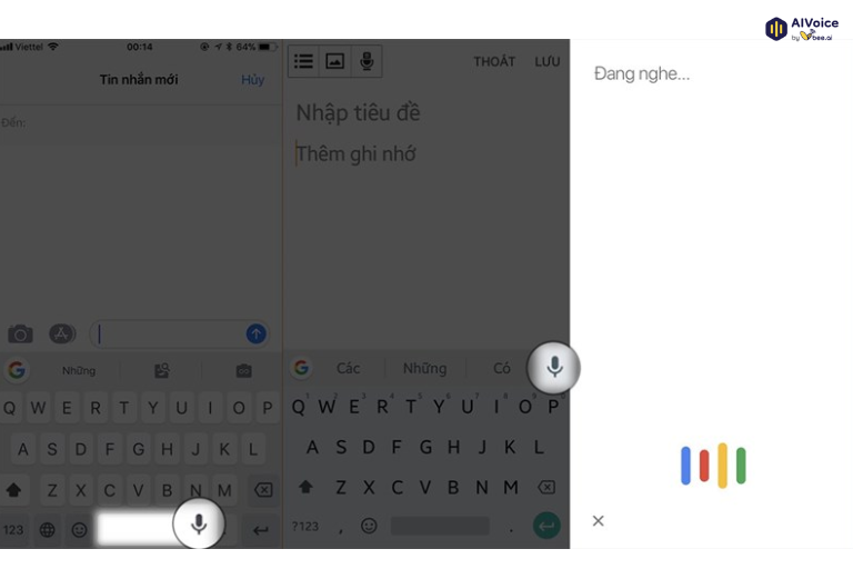 Sử dụng Gboard để chuyển giọng nói thàng văn bản