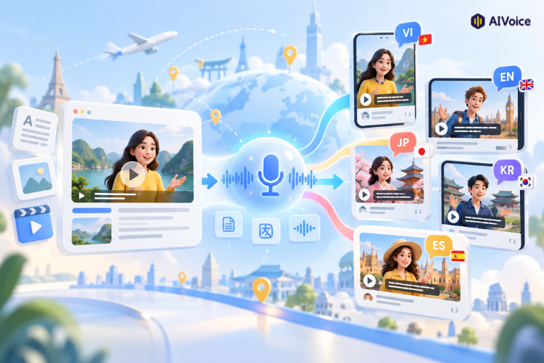 TTS hỗ trợ bản địa hóa và mở rộng nội dung ra thị trường quốc tế
