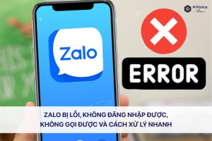 zalo bị lỗi