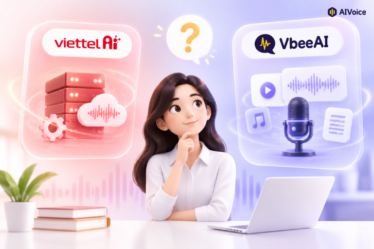 Vbee AIVoice so với Viettel AI: nên chọn nền tảng TTS tiếng Việt nào? 3 Nên chọn nền tảng chuyển văn bản thành giọng nói Viettel AI hay Vbee AIVoice?