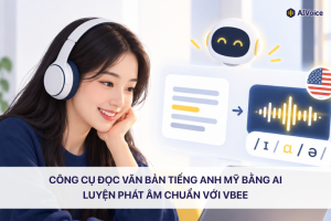 Công Cụ Đọc Văn Bản Tiếng Anh Mỹ Bằng AI